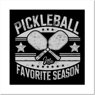 Pickleball Ma Favorite Season Funny Pickleball Player Lover Dinking Posters and Art